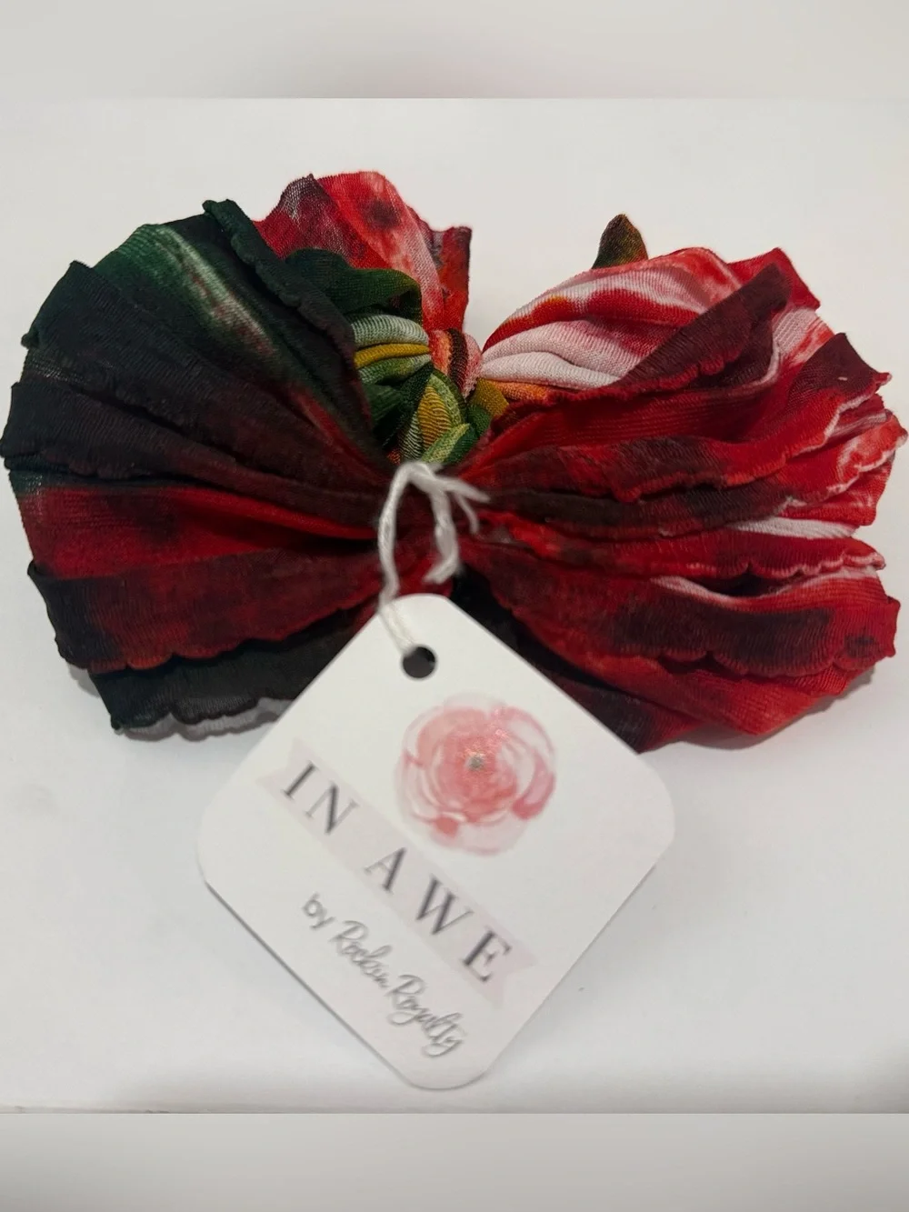 IN AWE Jungle Tie Dye Floral Fabric Headband